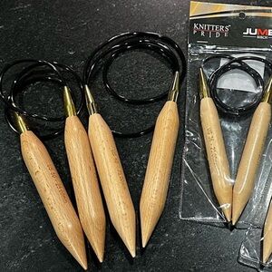 Knitter’s Pride Lot of 3 Circular‎ Needles 1 - US 36 & 2 US 50/25 mm